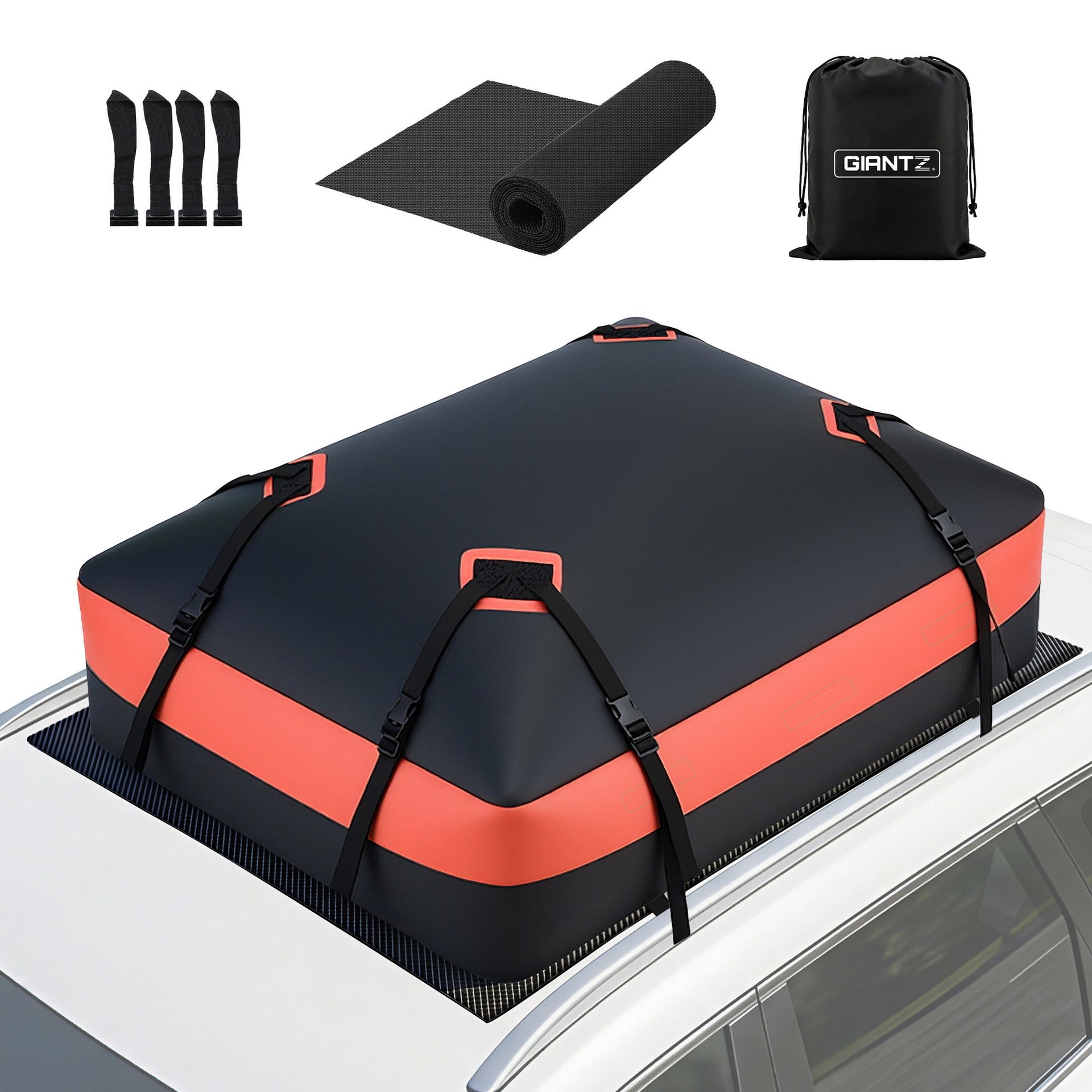 Giantz Roof Top Cargo Bag Waterproof Car Luggage Carrier 15 Cubic Ft Universal Awezingly
