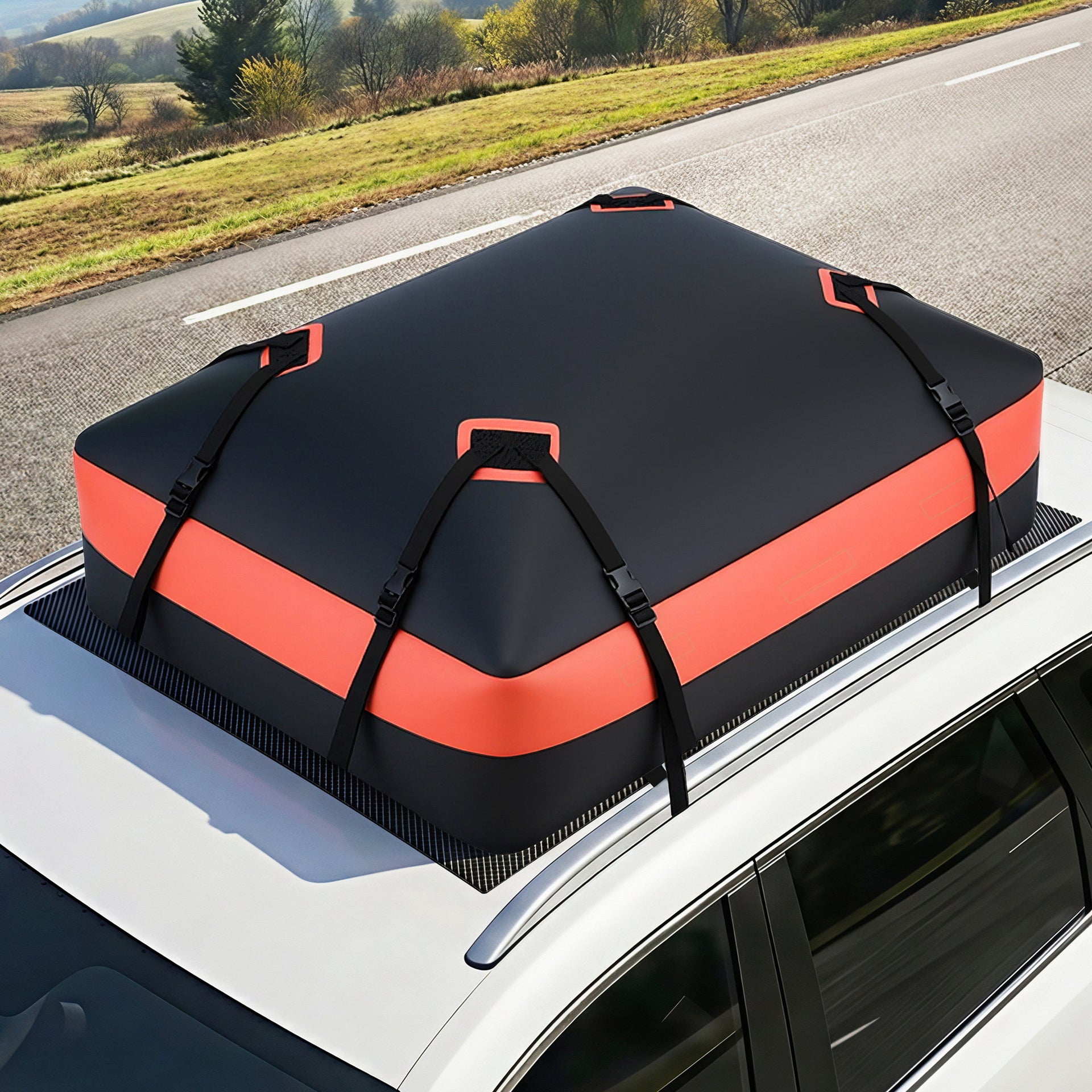 Giantz Roof Top Cargo Bag Waterproof Car Luggage Carrier 15 Cubic Ft Universal Awezingly