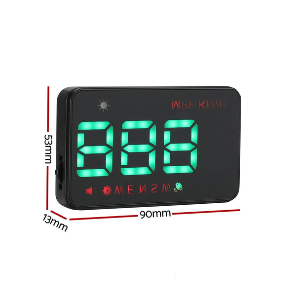 Giantz Universal Car Digital GPS Speedometer HUD Display Overspeed Warning Alarm 2 Modes Does not apply