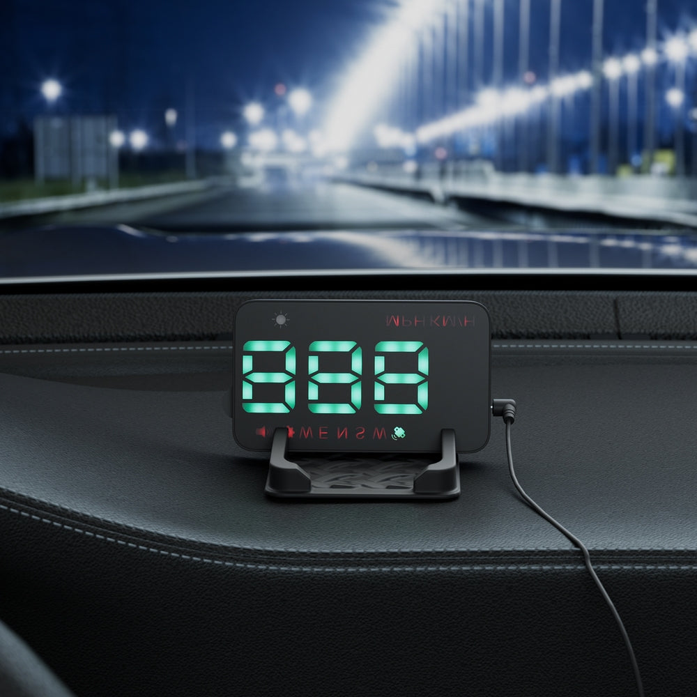Giantz Universal Car Digital GPS Speedometer HUD Display Overspeed Warning Alarm 2 Modes Does not apply