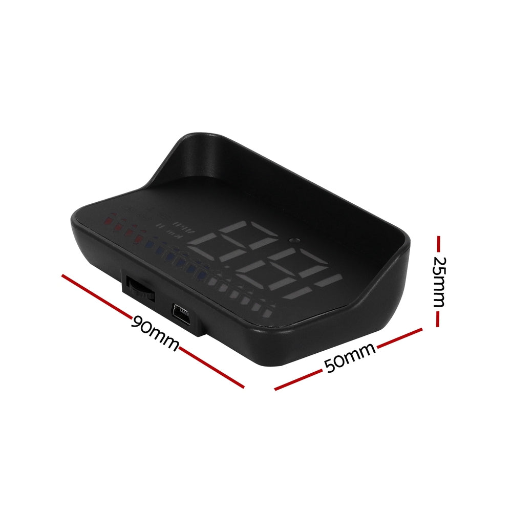Giantz Universal Car Digital GPS Speedometer OBDHeads Up Display Overspeed Warning Alarm Does not apply