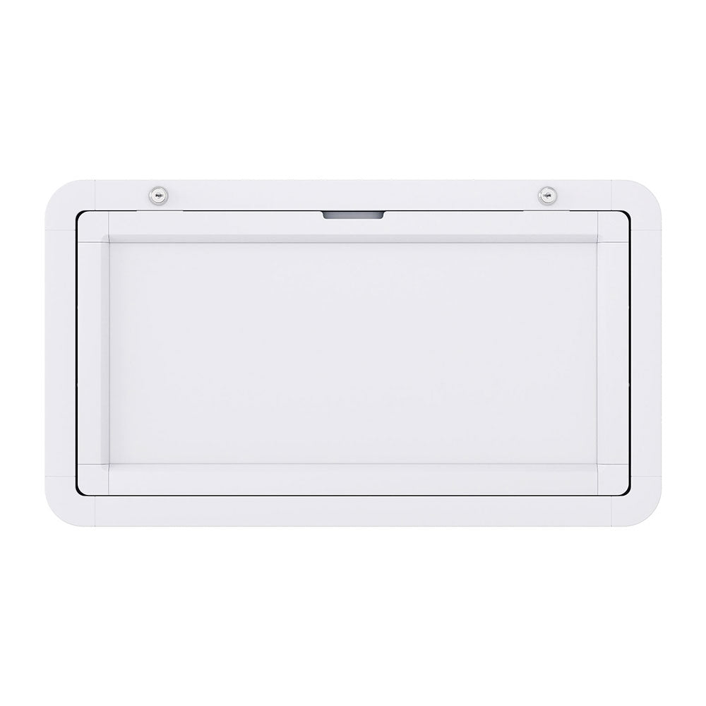 Weisshorn Caravan Table 800 x 450mm Folding Lockable White Awezingly