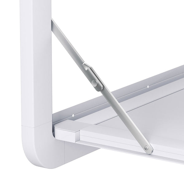 Weisshorn Caravan Table 800 x 450mm Folding Lockable White Awezingly