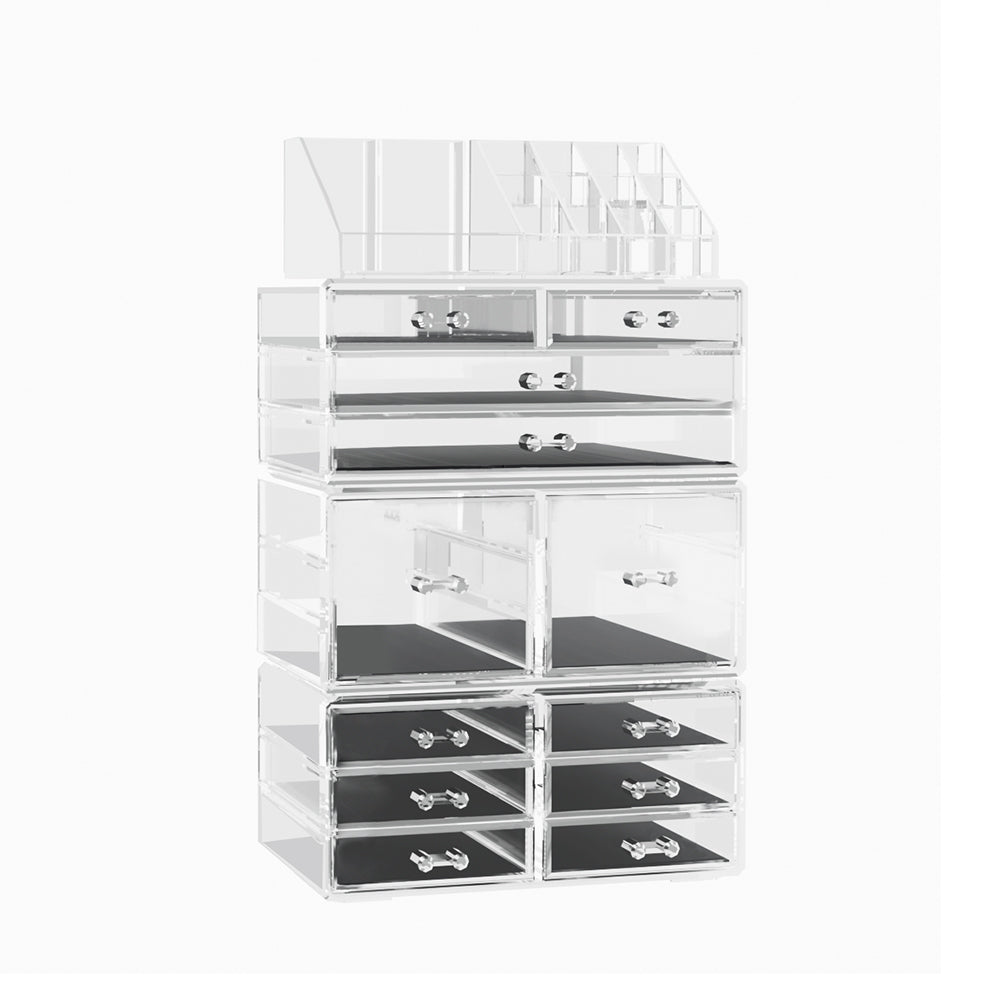 Embellir Makeup Case Acrylic Cosmetic Organizer Storage Box Jewellery Holder Does Not Apply