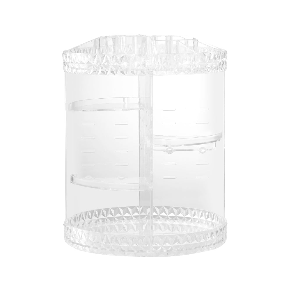 Embellir Makeup Case Acrylic Rotating Cosmetic Organizer Storage Display Holder Embellir