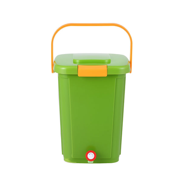 Gardeon 20L Kitchen Compost Bin Food Waste Caddy Drain Tap Green Gardeon