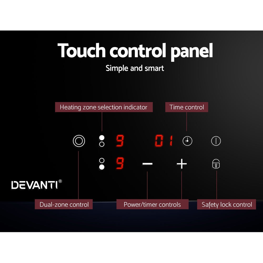 Devanti Electric Ceramic Cooktop 30cm Awezingly
