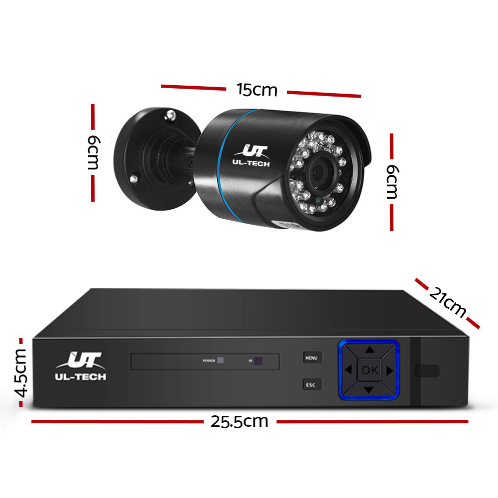 UL Tech 1080P 8 Channel HDMI CCTV Security Camera with 1TB Hard Drive UL-TECH