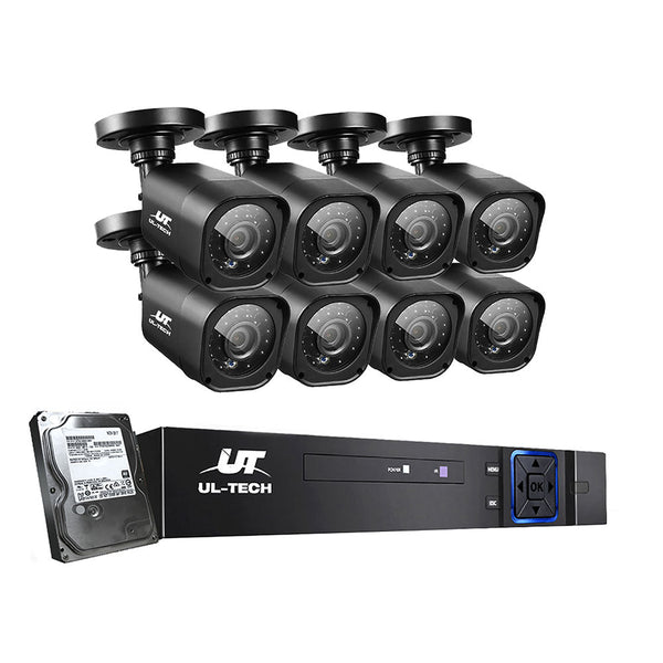 UL-tech CCTV Camera Home Security System 8CH DVR 1080P 1TB Hard Drive Outdoor UL-TECH