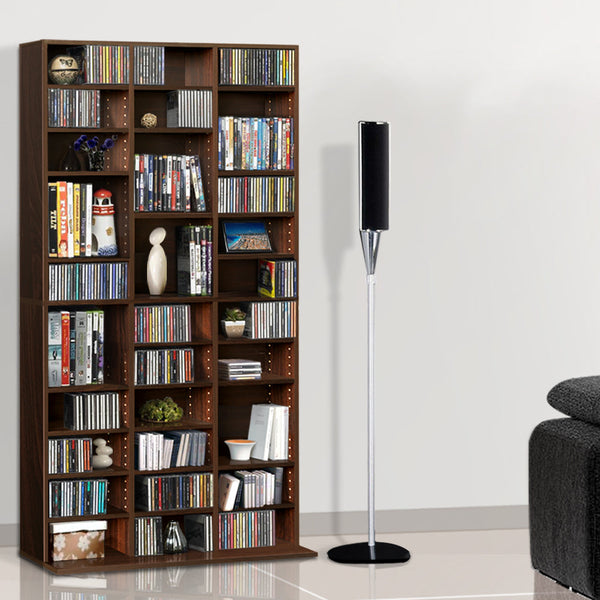 Artiss Adjustable Book Storage Shelf Rack Unit - Expresso Artiss