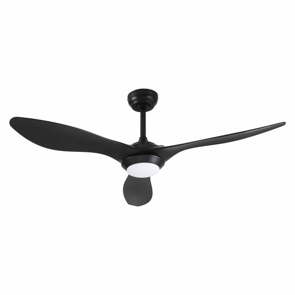 Devanti 52'' Ceiling Fan DC Motor w/Light w/Remote - Black Awezingly