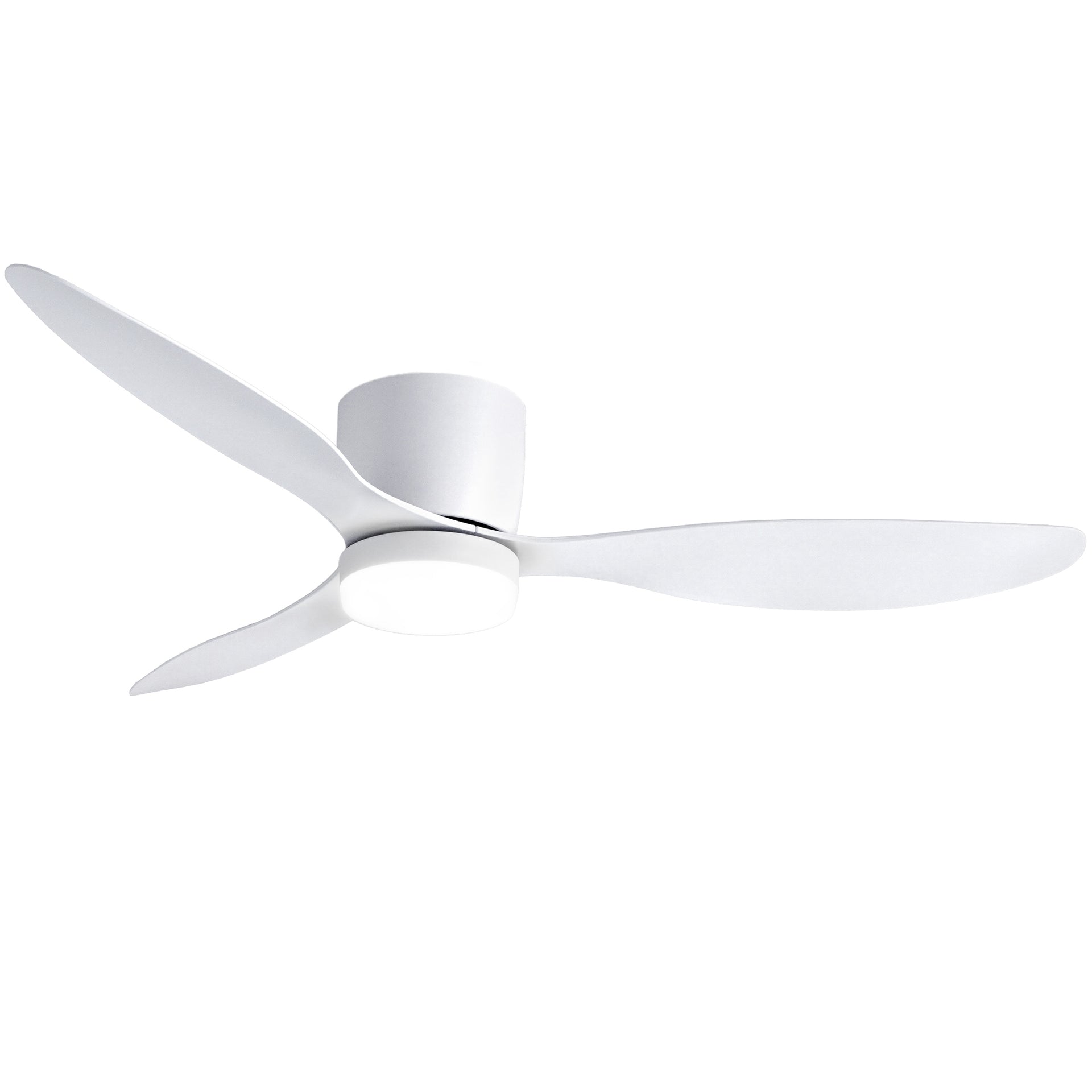 Devanti 52'' Ceiling Fan 3 Blades DC Motor w/Light w/Remote White Awezingly