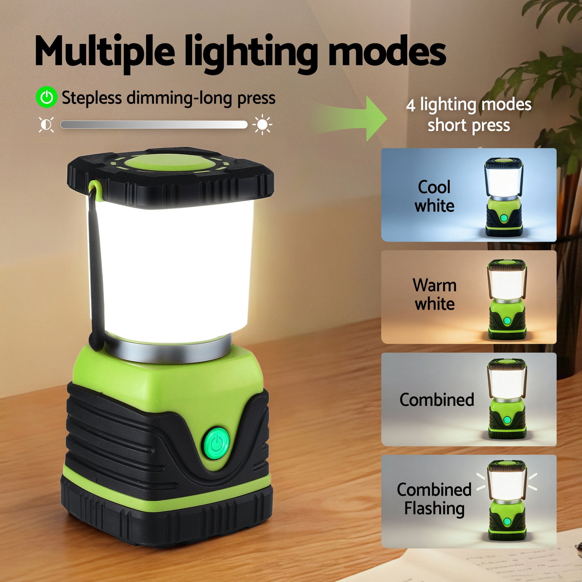 Weisshorn 2-Pack LED Camping Lanterns, 1000LM Super Bright Waterproof Portable Emergency Tent Lights Awezingly