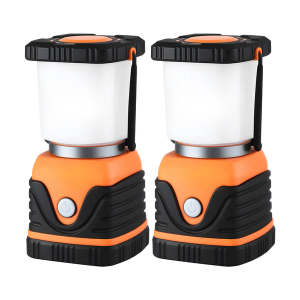 Weisshorn 2-Pack LED Camping Lanterns, 1000LM Super Bright Waterproof Portable Emergency Tent Lights Awezingly