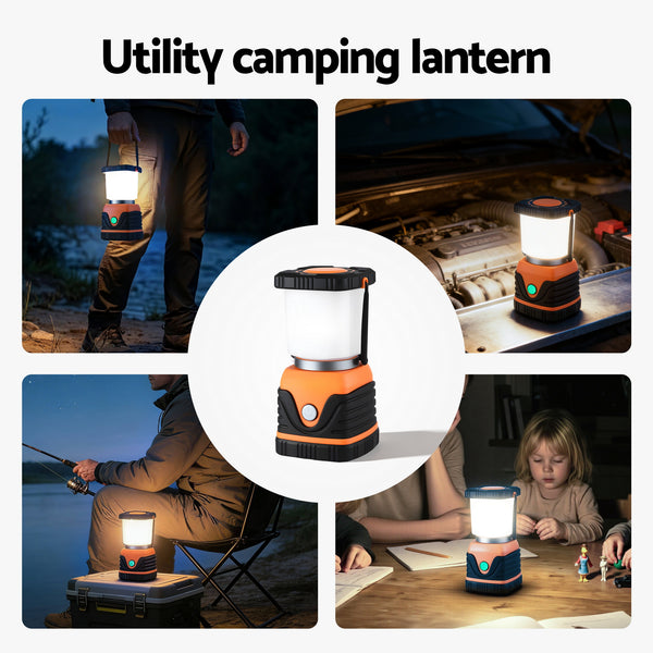 Weisshorn 2-Pack LED Camping Lanterns, 1000LM Super Bright Waterproof Portable Emergency Tent Lights Awezingly