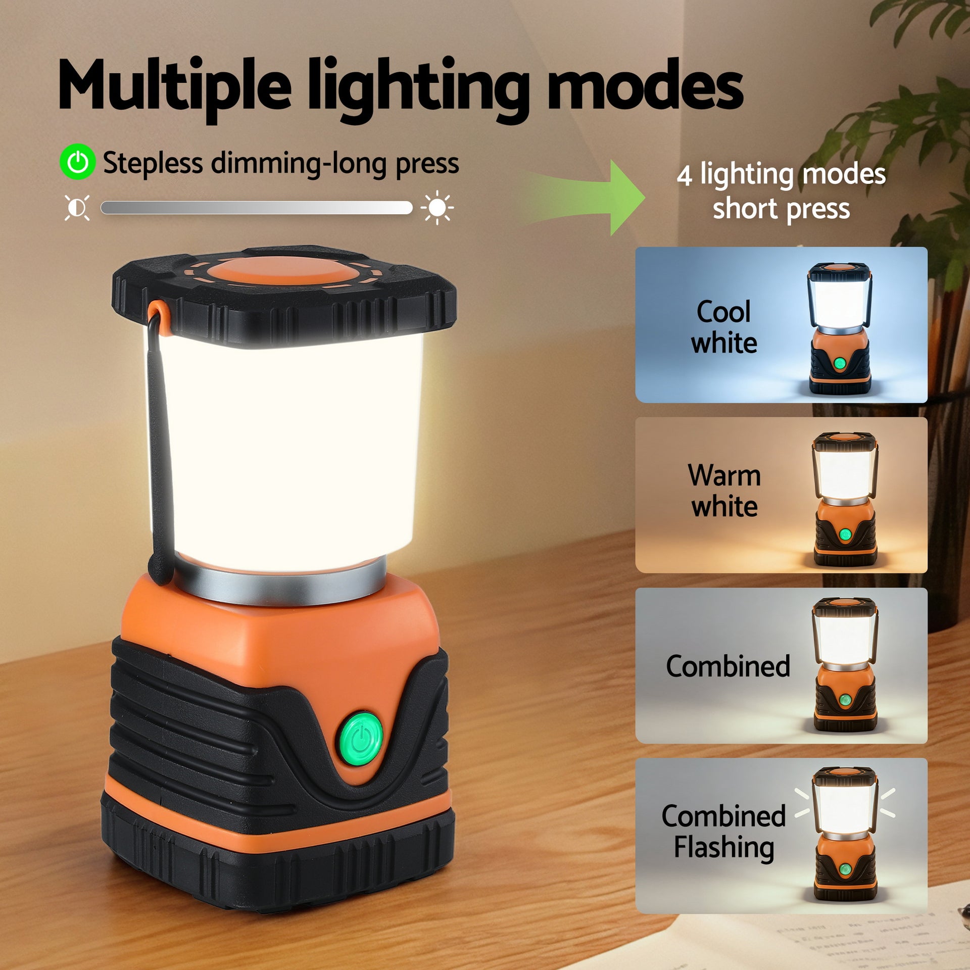 Weisshorn 2-Pack LED Camping Lanterns, 1000LM Super Bright Waterproof Portable Emergency Tent Lights Awezingly