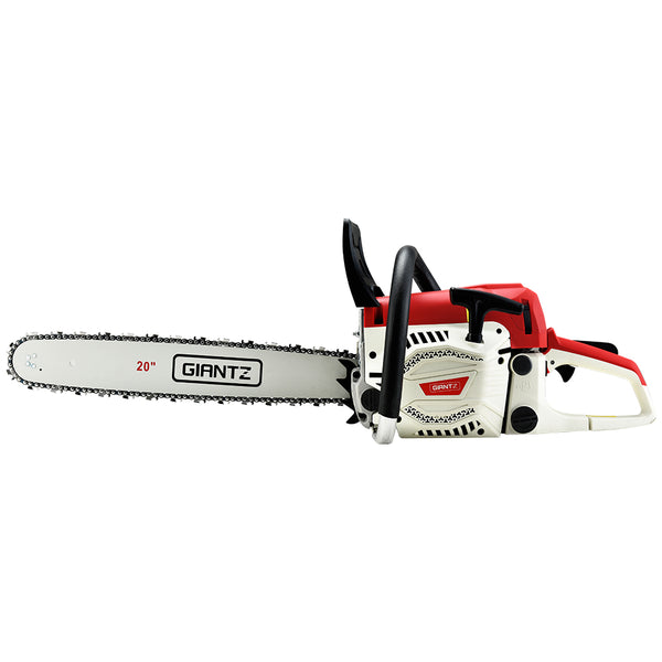 Giantz 58cc Petrol Chainsaw 20 Inch Bar Chain Saw Tree Pruner 2 Stroke E-Start Awezingly