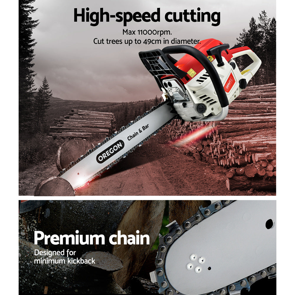 Giantz Chainsaw Petrol 52CC 20