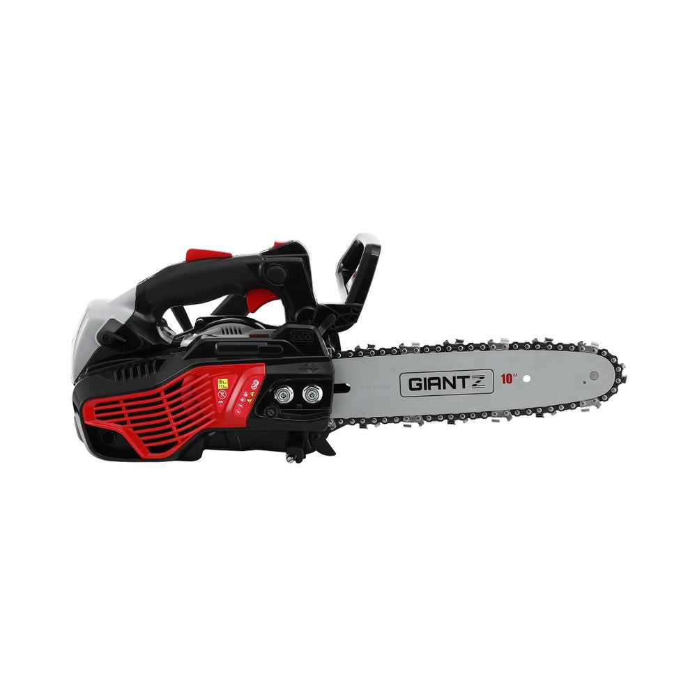 Giantz 25CC Petrol Chainsaw 10'' Bar Chain Saw Lightweight for Pruning Cutting Awezingly