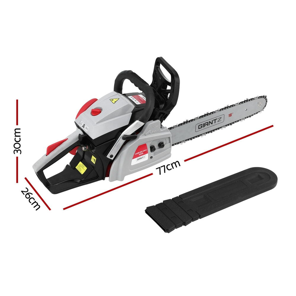 Giantz 42CC Petrol Chainsaw 16'' Bar Chain Saw Lightweight for Pruning Cutting Awezingly