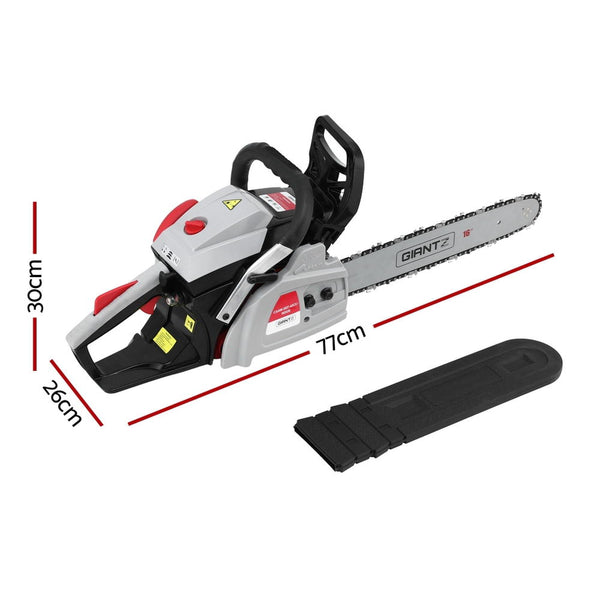 Giantz 42CC Petrol Chainsaw 16'' Bar Chain Saw Lightweight for Pruning Cutting Awezingly