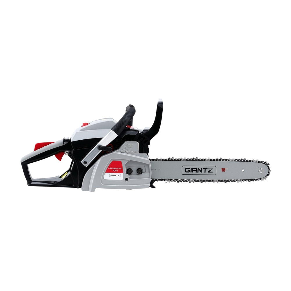 Giantz 42CC Petrol Chainsaw 16'' Bar Chain Saw Lightweight for Pruning Cutting Awezingly