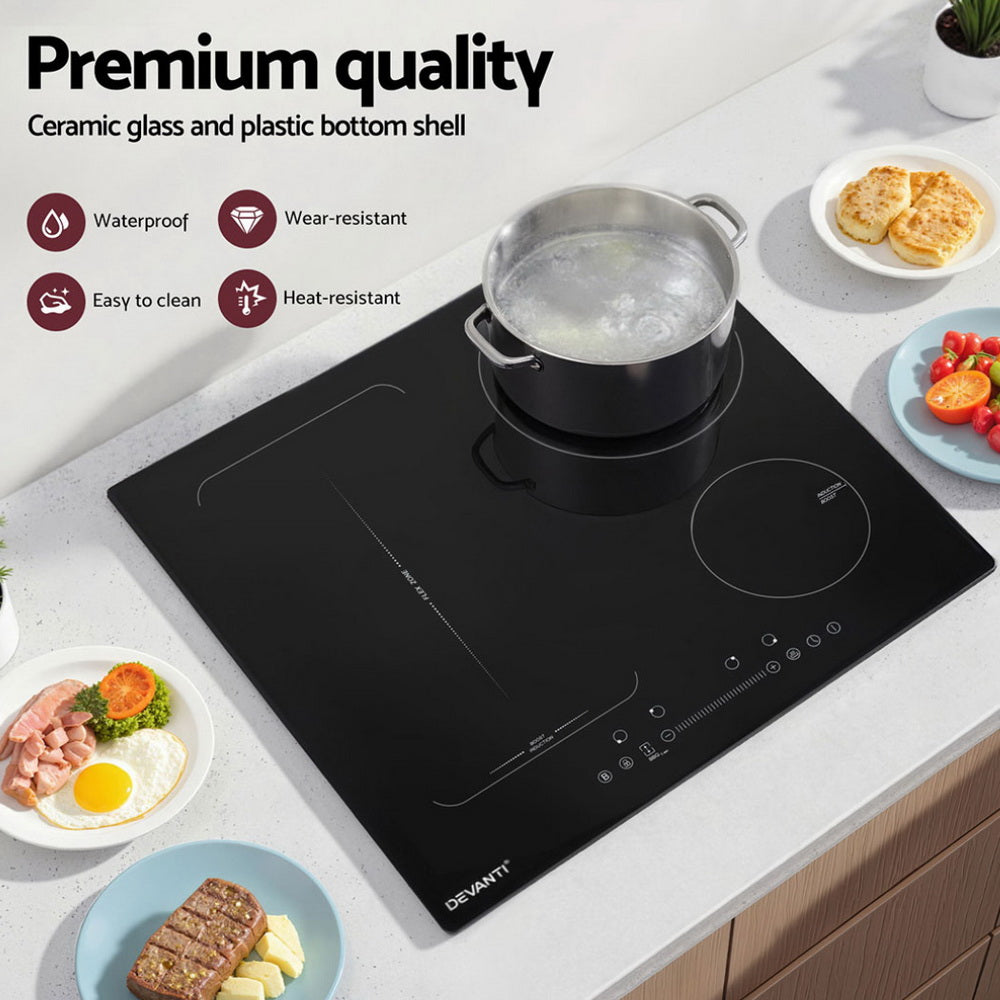 Devanti Induction Cooktop 60cm Electric Cooker Awezingly