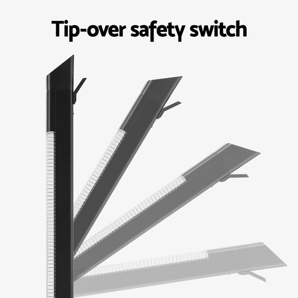 Devanti Radiant Tower Heater Electric Portable Remote Control 2000W Heating Devanti