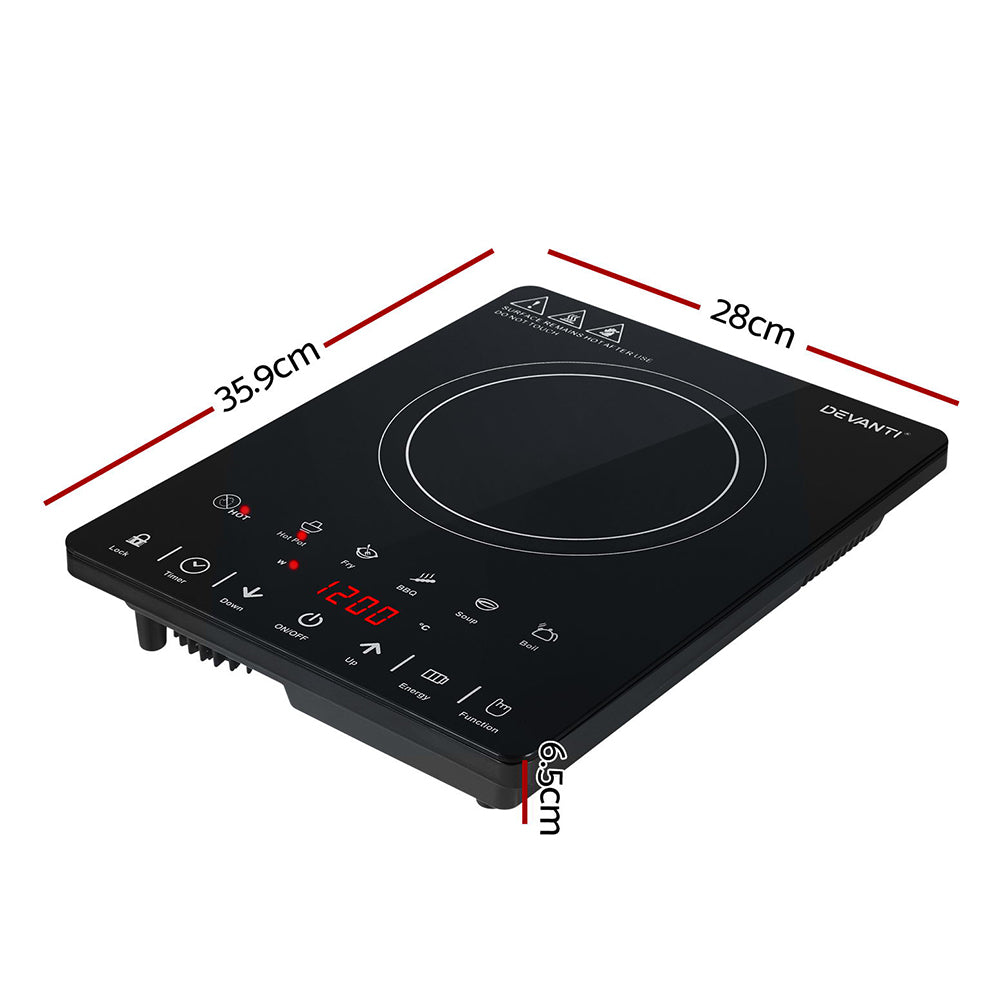Devanti Electric Ceramic Cooktop 30cm Awezingly