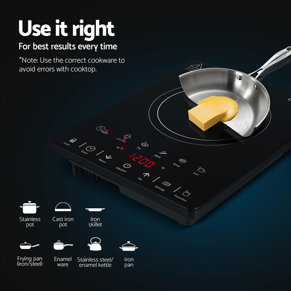 Devanti Electric Ceramic Cooktop 30cm Awezingly