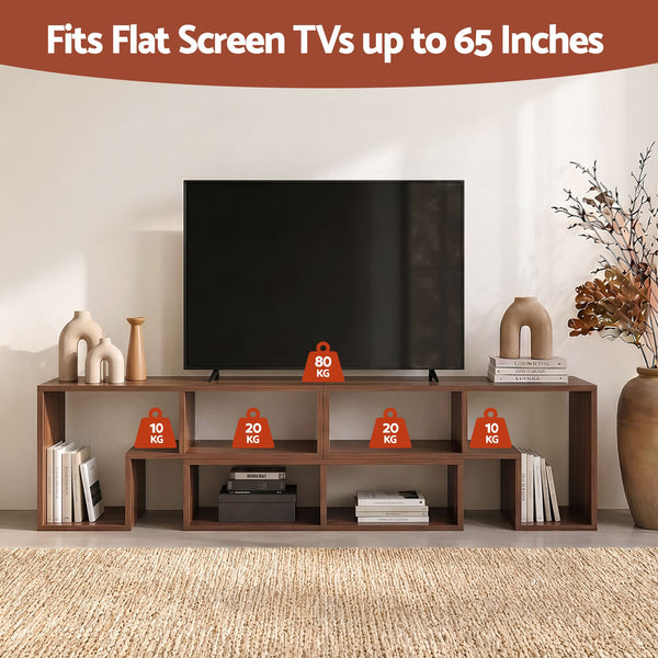 Artiss Modular TV Stand 3 Piece Entertainment Unit Adjustable Bookcase Shelf Awezingly