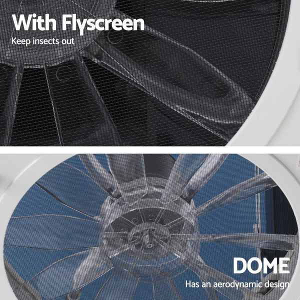 Weisshorn Caravan Air Vent Roof Hatch 12V Shower Fan Reversible Airlfow Rainy Use Camper Weisshorn