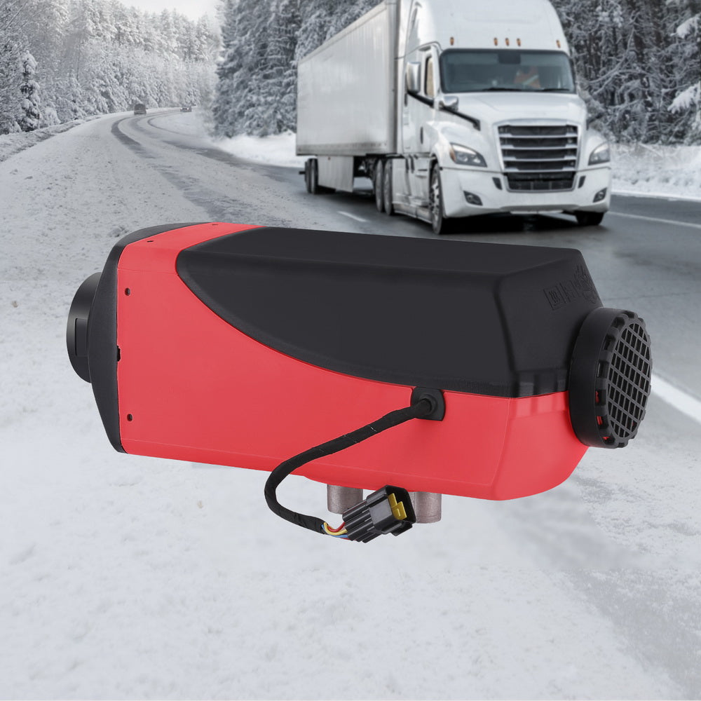 5KW Portable Diesel Air Heater Remote Control LCD Display Quick Heat Car RV Bus Boat Awezingly