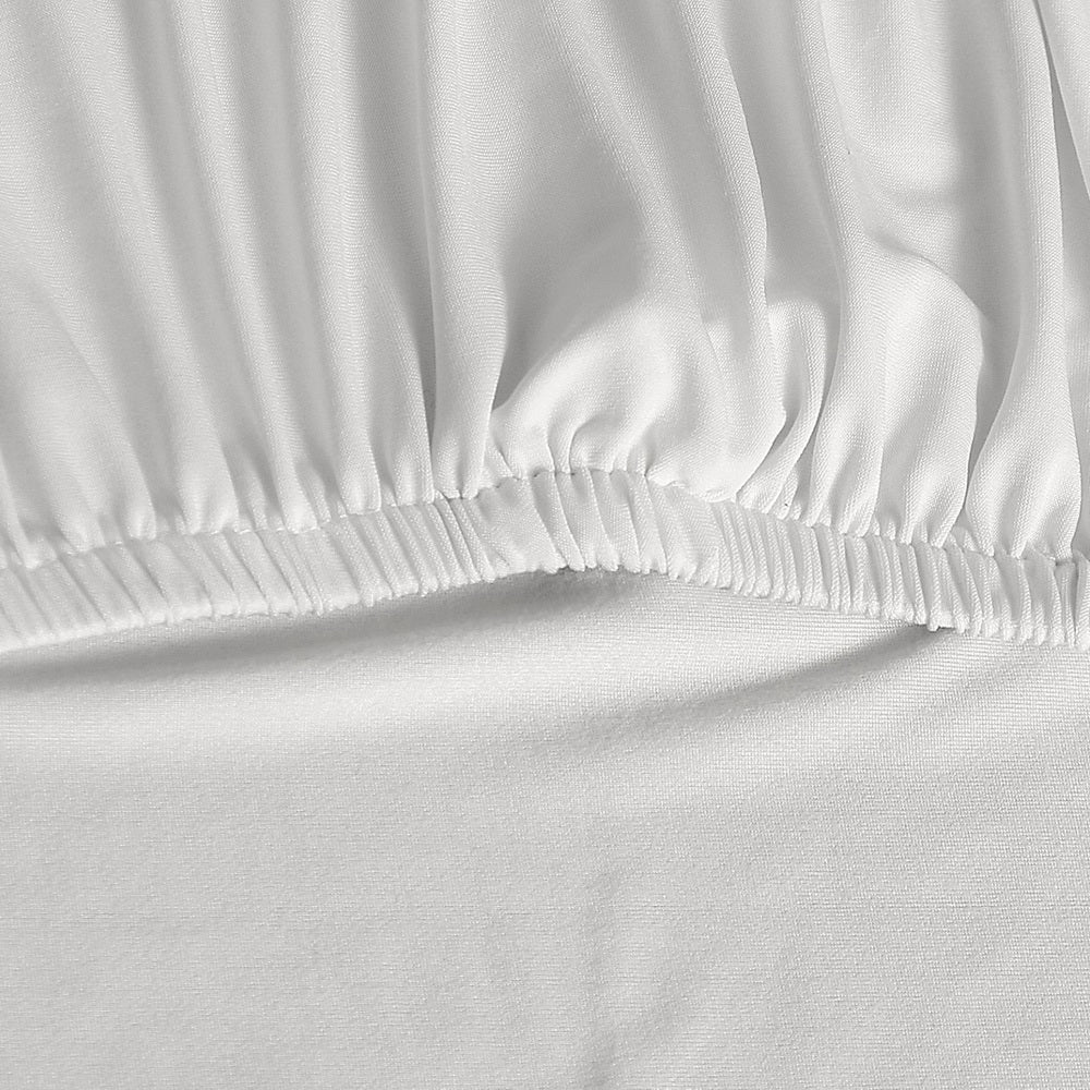 Artiss Dining Chair Covers 6x Slipcovers Spandex Stretch Banquet Wedding White Artiss