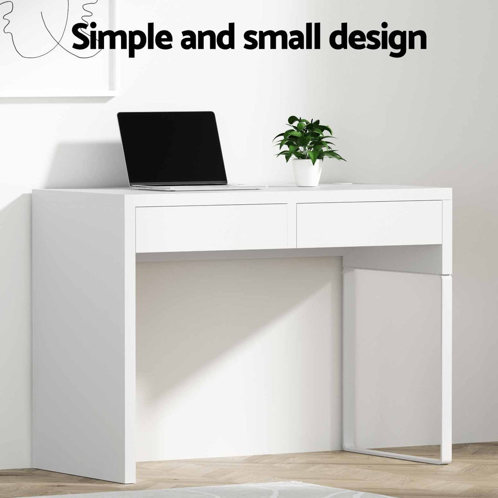 Artiss Computer Desk Drawer White Artiss