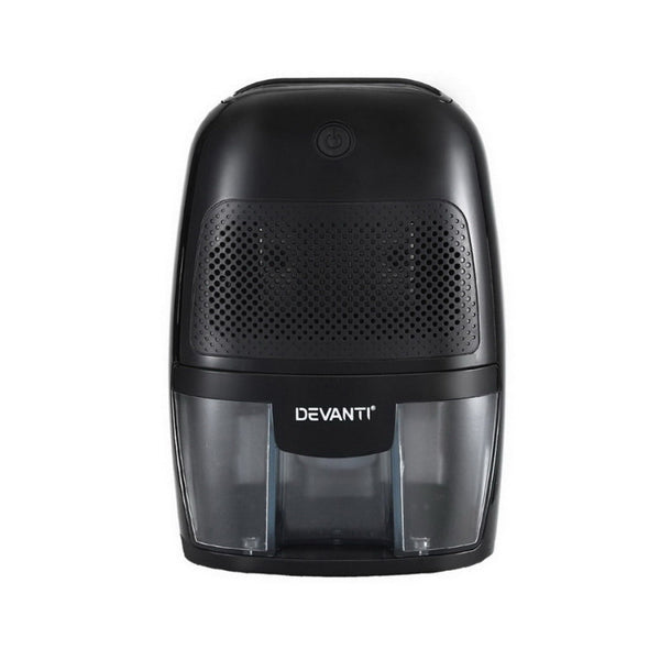 Devanti Dehumidifier 600ML Air Purifier Black Devanti