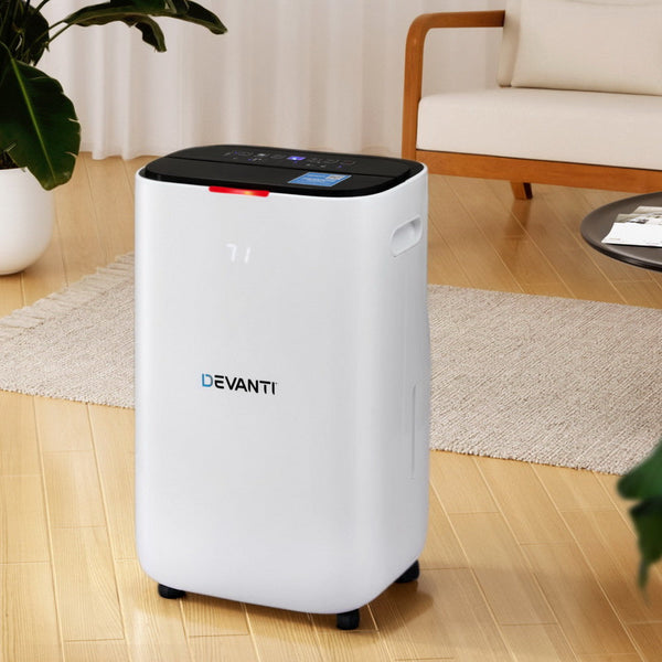 Devanti Dehumidifier 20L Air Purifier White Devanti