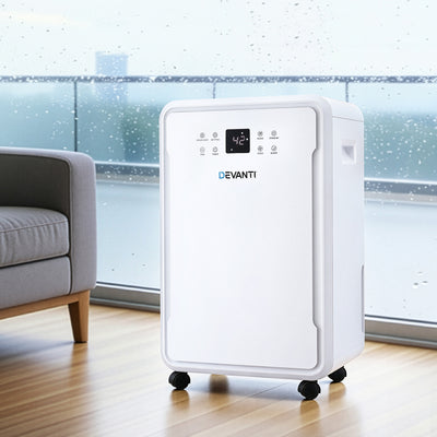 Devanti 50L/Day Dehumidifier Home Air Dryer Mould Moisture 8.5L Tank