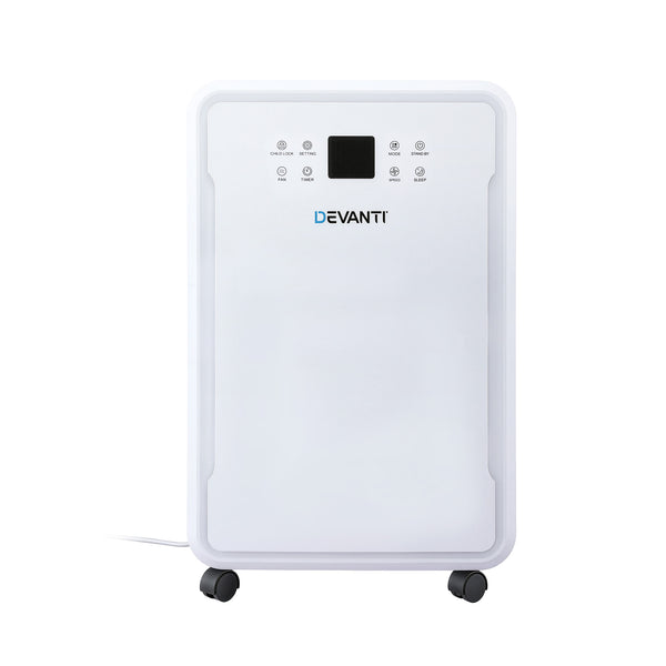 Devanti 50L/Day Dehumidifier Home Air Dryer Mould Moisture 8.5L Tank Awezingly