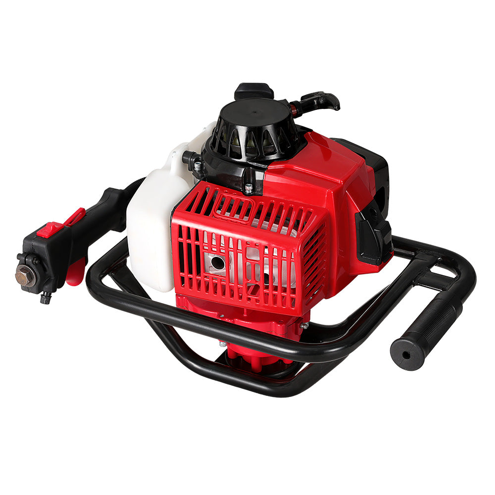 Giantz 92CC Post Hole Digger Motor Only Engine Petrol Red Giantz