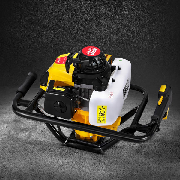 Giantz 82CC Post Hole Digger Motor Only Petrol Engine Yellow GIANTZ