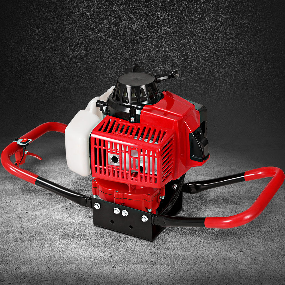 Giantz 80CC Petrol Post Hole Digger Motor Only Engine Red Giantz