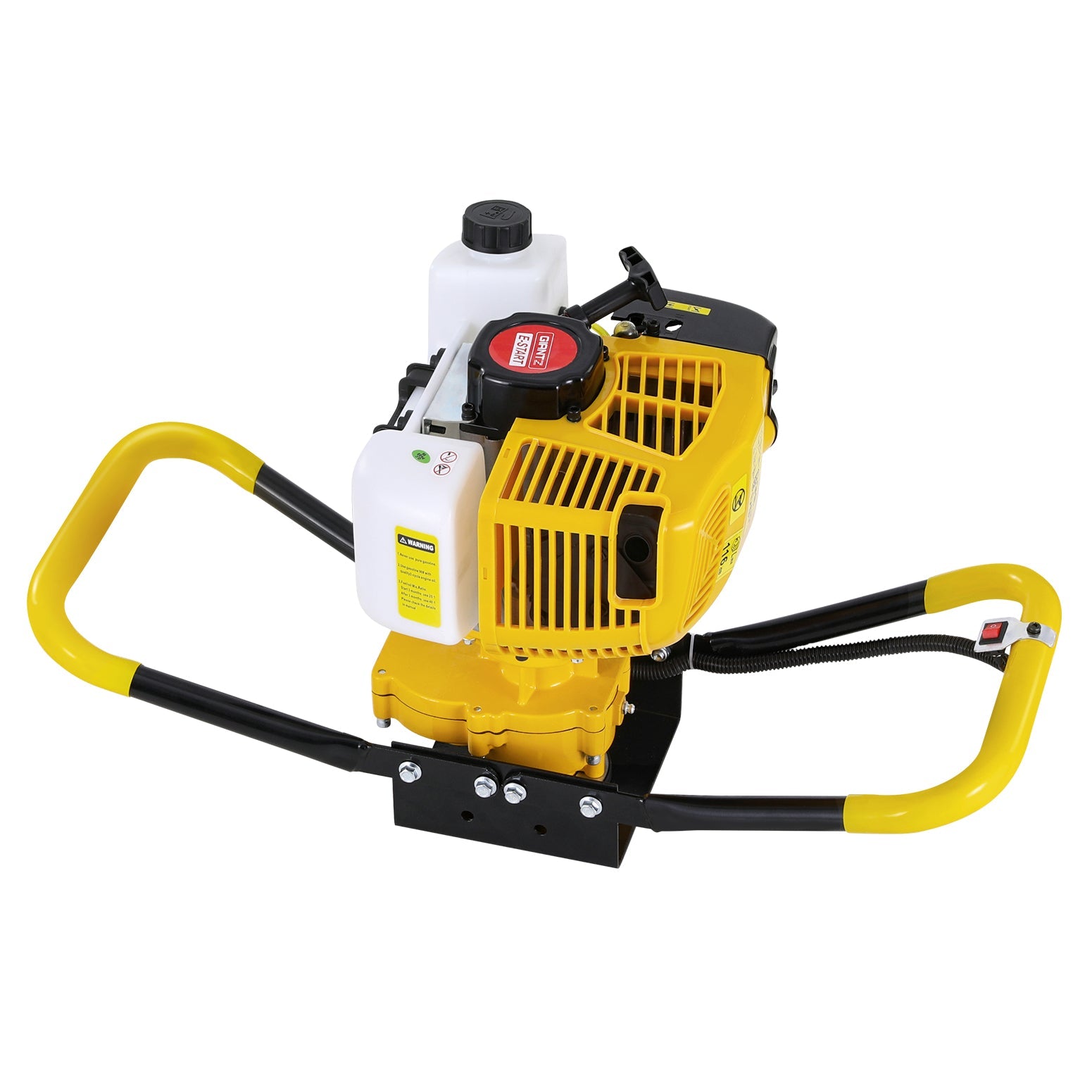 Giantz 74CC Post Hole Digger Motor Only Petrol Engine Yellow Does not apply
