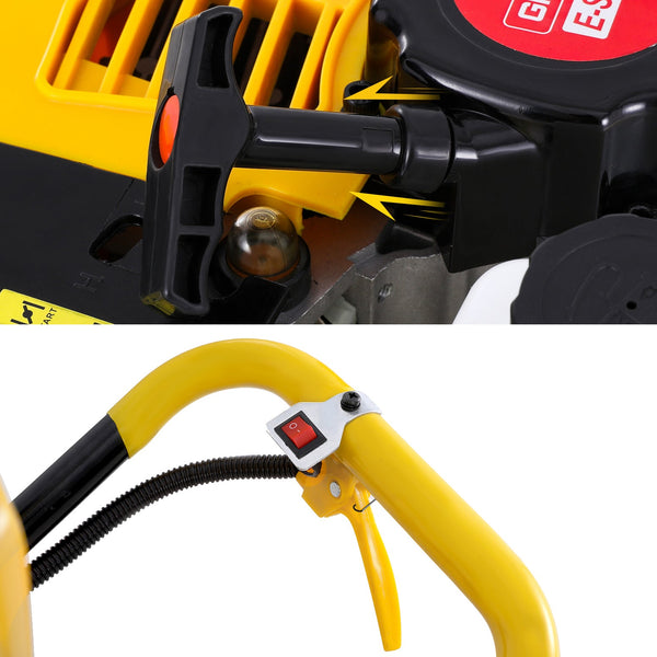 Giantz 74CC Post Hole Digger Motor Only Petrol Engine Yellow Does not apply