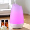Devanti Ultrasonic Essential Oil Aroma Diffuser Aromatherapy Cool Mist Humidifier w/ LED Light 300ml