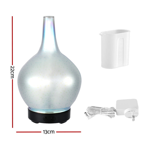 Devanti Ultrasonic Aroma Aromatherapy Diffuser 3D Light Oil Firework Humidifier Devanti