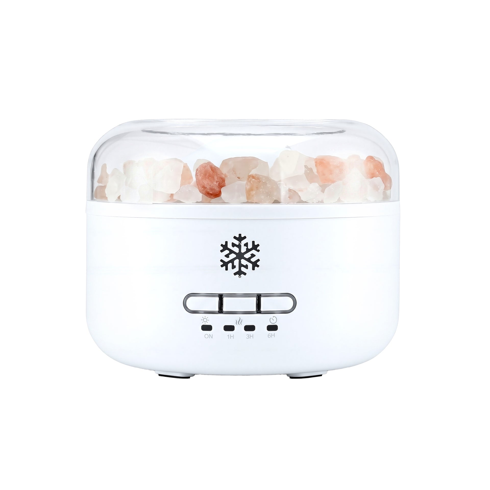 Devanti 150ml Salt Lamp Aroma Diffuser Ultrasonic Humidifier Purifier 7 LED Colors Awezingly