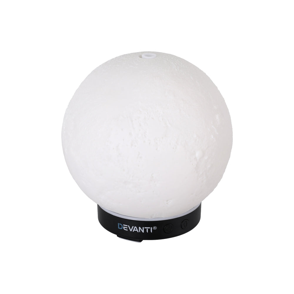 Devanti Ultrasonic Aroma Diffuser Aromatherapy Moon Lamp 100ml Devanti