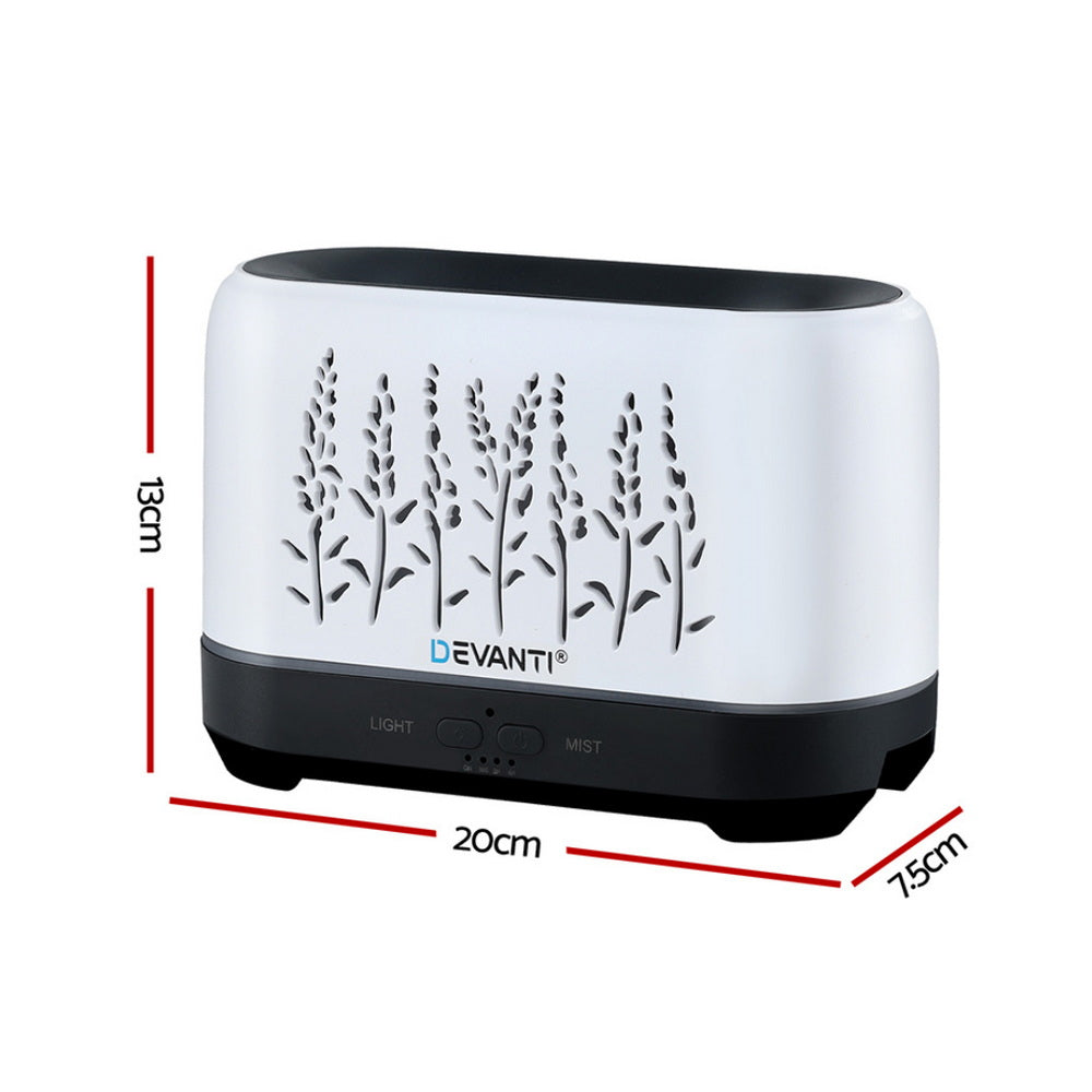 Devanti Aroma Diffuser Aromatherapy Flame 200ml Devanti