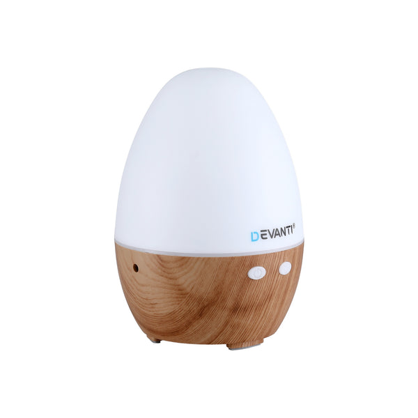 Devanti Ultrasonic Aroma Diffuser Aromatherapy 130ml LED Lights Iron Humidifier Forest Devanti